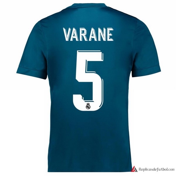 Camiseta Real Madrid Tercera equipación Varane 2017-2018